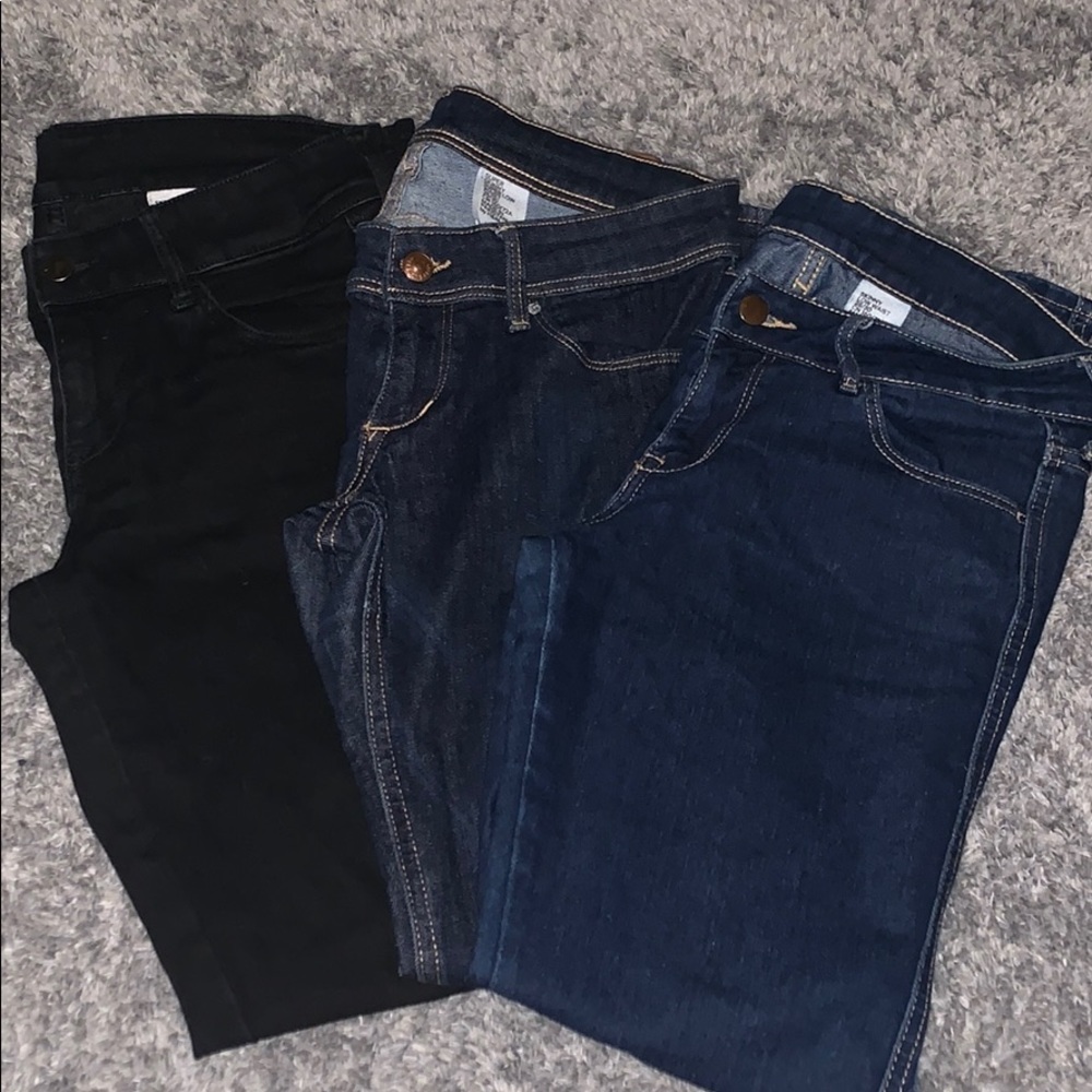 FINAL‼️3 H&M Denim Jeans
